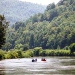 Canoeing on the New River. Photo courtesy Chamber of Commerce.