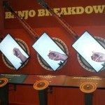 Interactive exhibit lets visitors play different banjo styles. Photo courtesy of Phillip Lane.