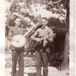 Earl and his brother Horace, on banjo and guitar.