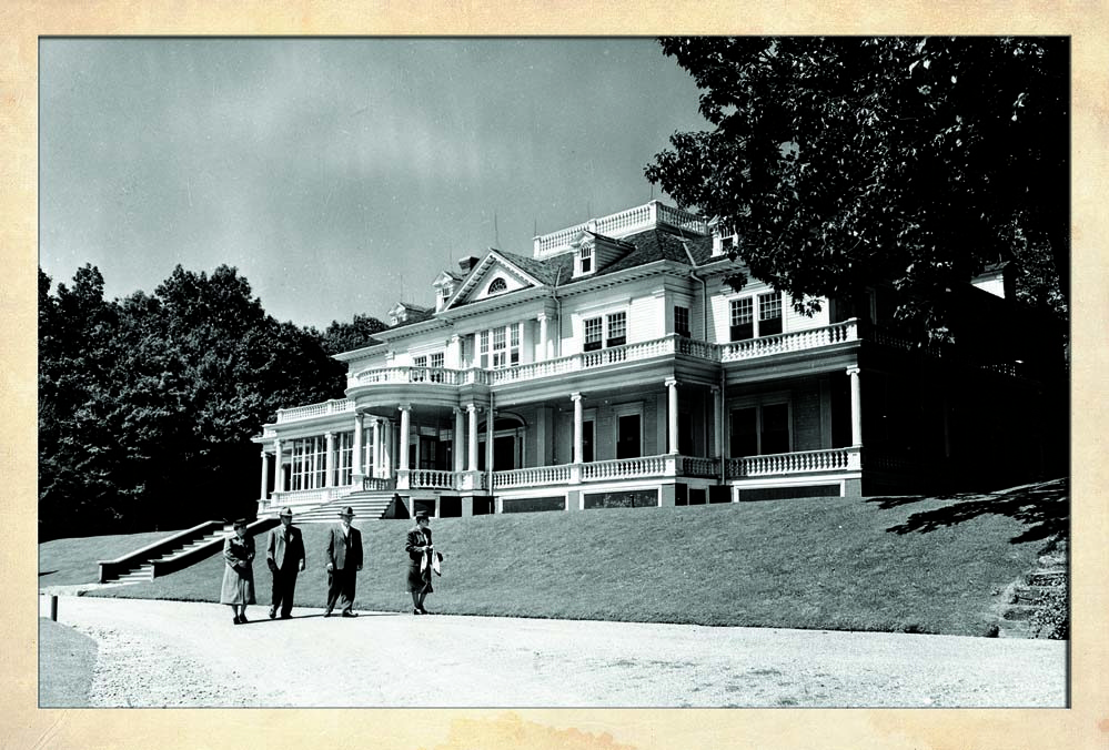 The Gilded Age Flat Top Manor welcomes visitors to the vast Cone estate. Inside you will find fine handicrafts in the store operated by the Southern Highland Craft Guild.
