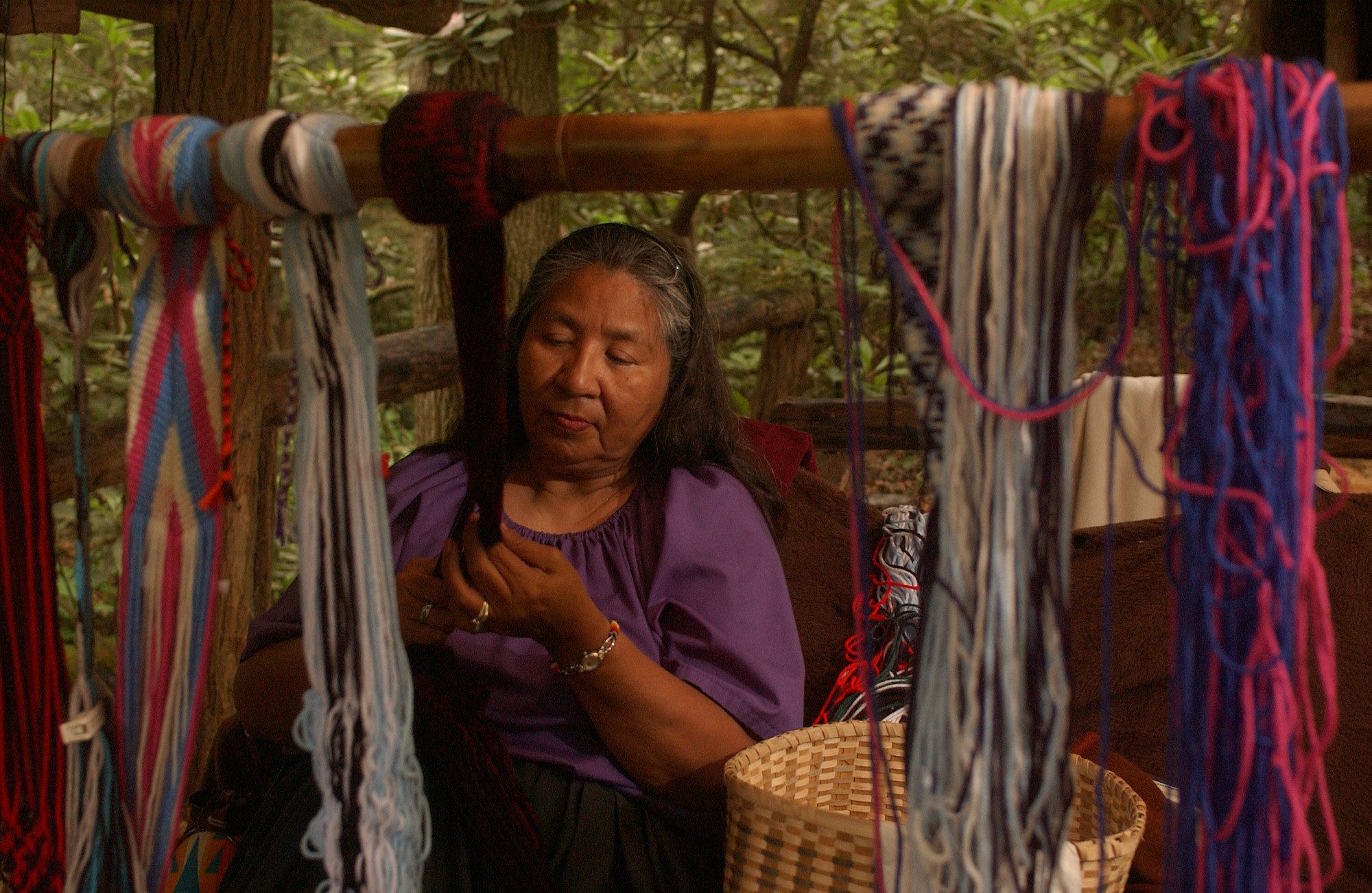 Cherokee Finger Weaving Blue Ridge Heritage Trail
