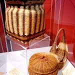Baskets from Qualla exhibit.