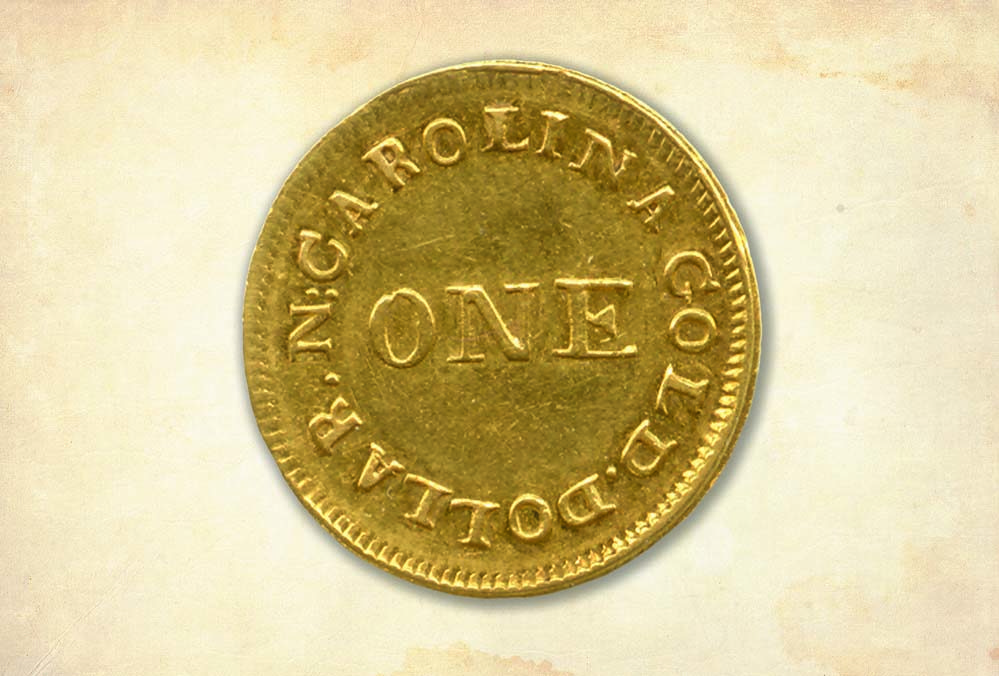 After NC’s gold rush in the early 1800s, jeweler Christopher Bechtler opened a private mint. By 1837, he’d minted $2.4 million in coins from local gold, including the first $1 gold coin in the U.S.