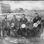 Swannanoa String Band, ca. 1894.  Fiddles, banjos, and bass have long been the backbone of the music played in the North Carolinamountains and foothills.  Photo from the Swannanoa Valley Museum.