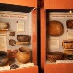 Exhibit: Cherokee pottery and baskets.
