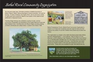 Bethel Rural Community Sign