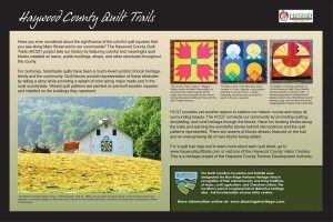 Haywood County Quilt Trails Sign